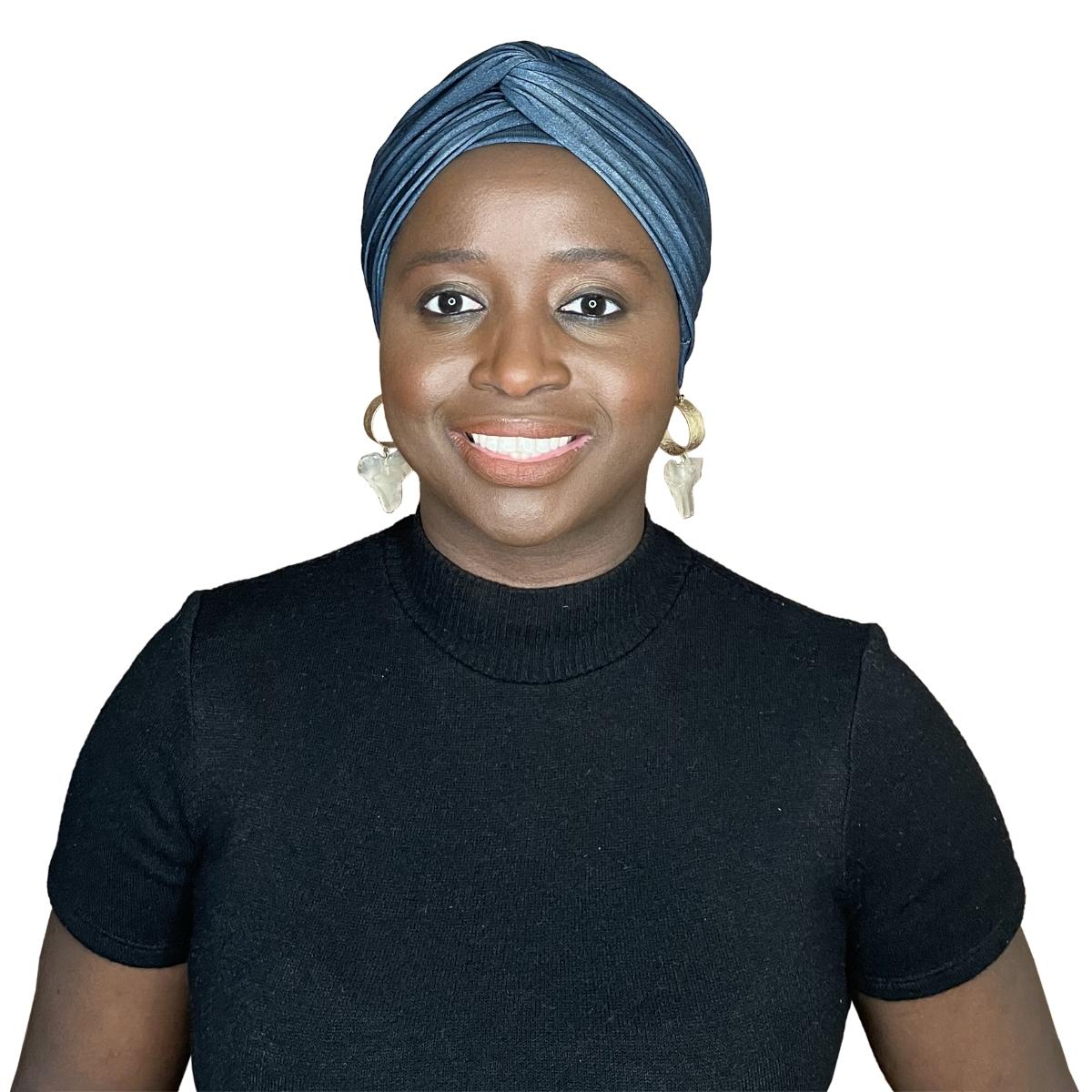 Colorful Black - Foulard / Turban à nouer AYO - Image 3