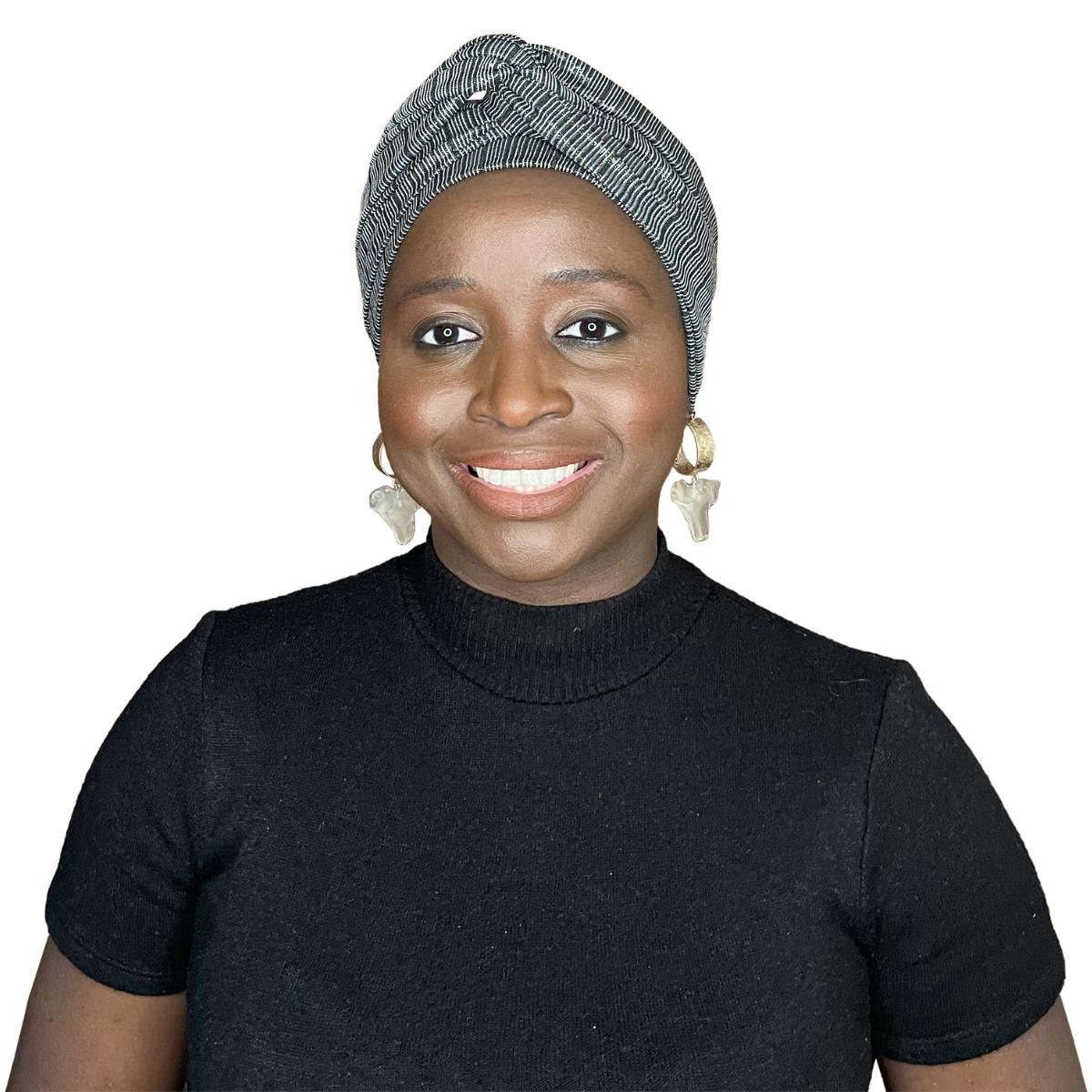 Colorful Black - Foulard / Turban à nouer AYO - Image 4