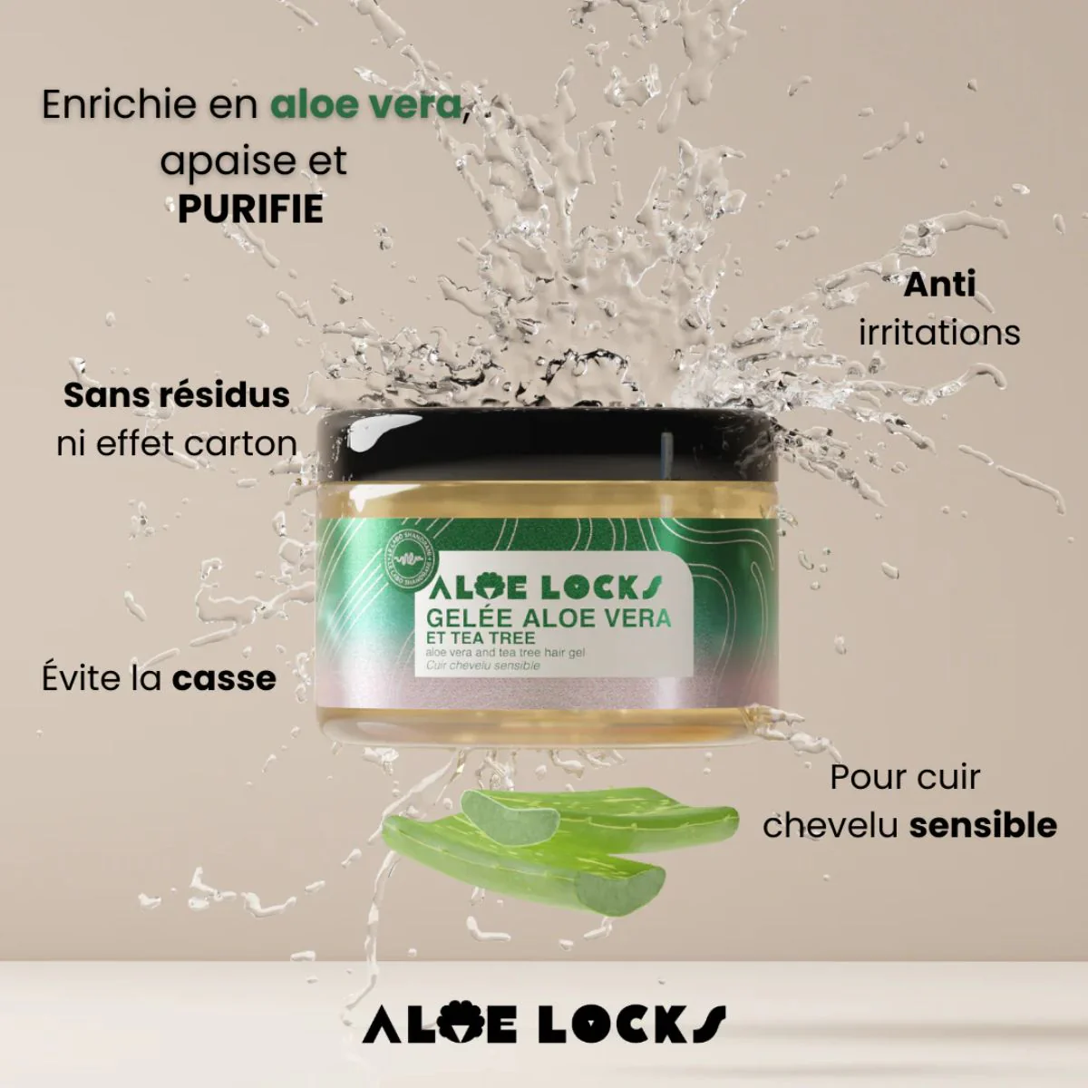 Aloé Locks • Gelée Aloé Véra & Tea Tree - Image 3