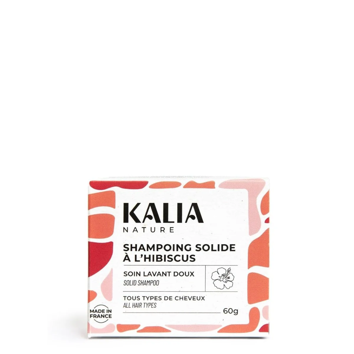 Kalia Nature - Shampoing Solide à l'Hibiscus (lavage en douceur)