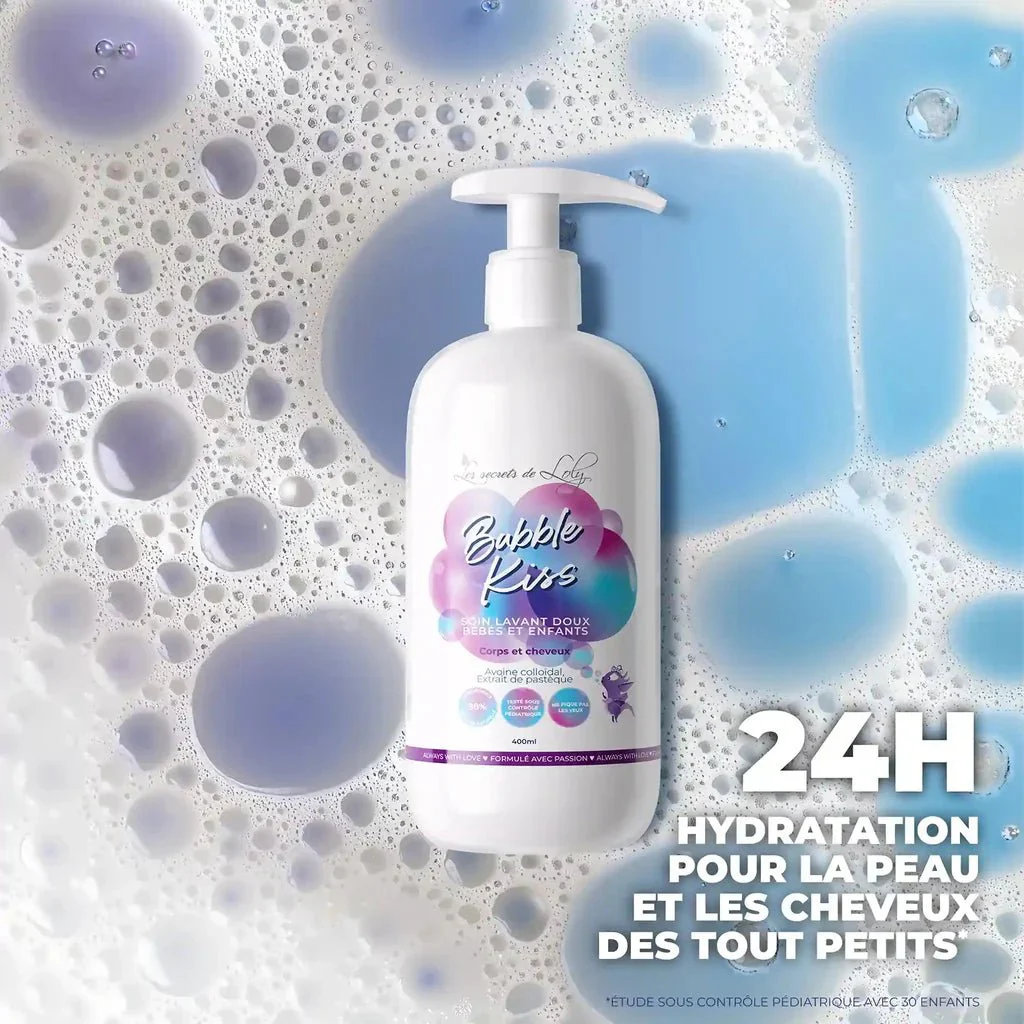 Les Secrets de Loly - Bubble Kiss (gel lavant cheveux / corps pour enfant) - Image 2