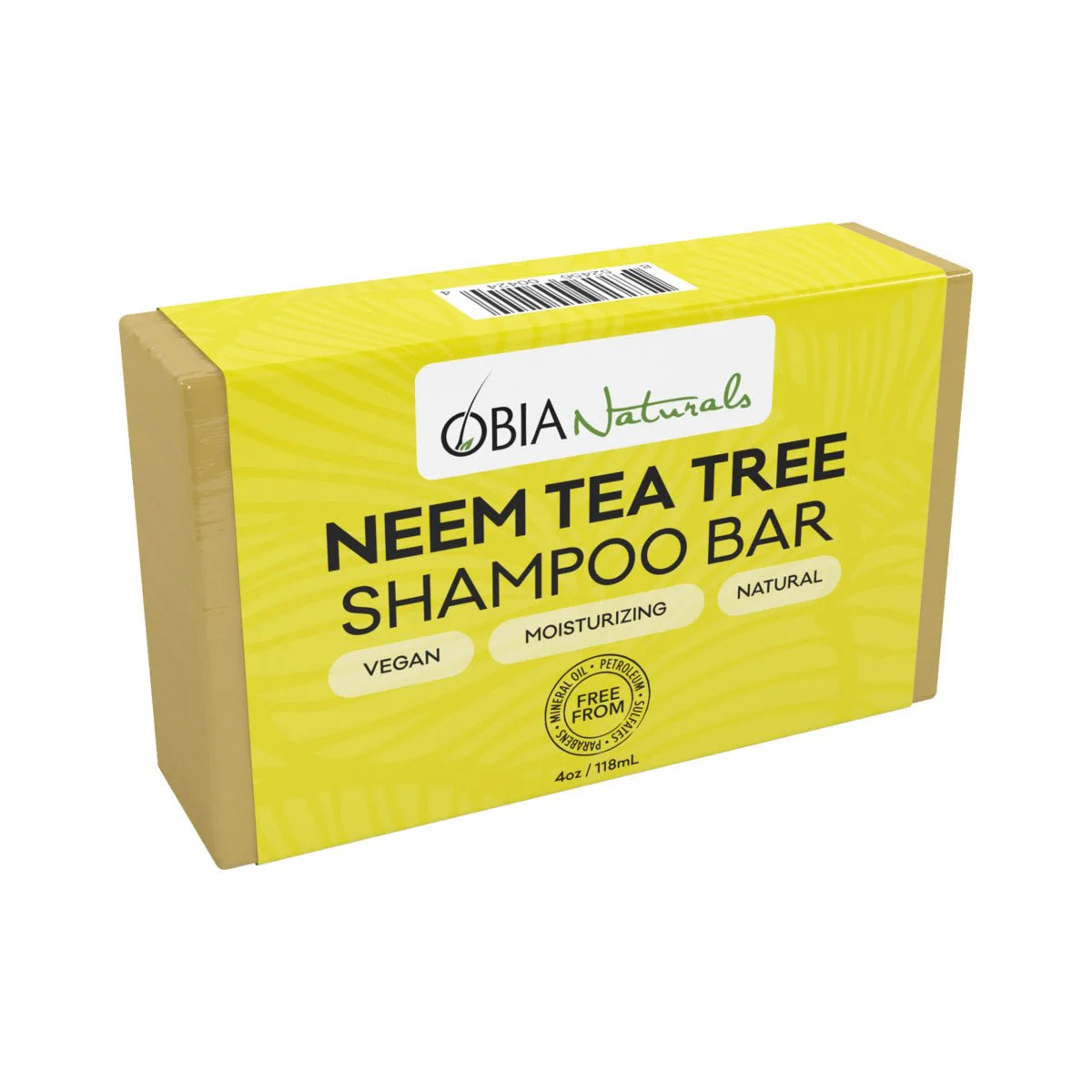 Obia Naturals - Neem Tea Tree Shampoo Bar (Shampoing solide clarifiant)