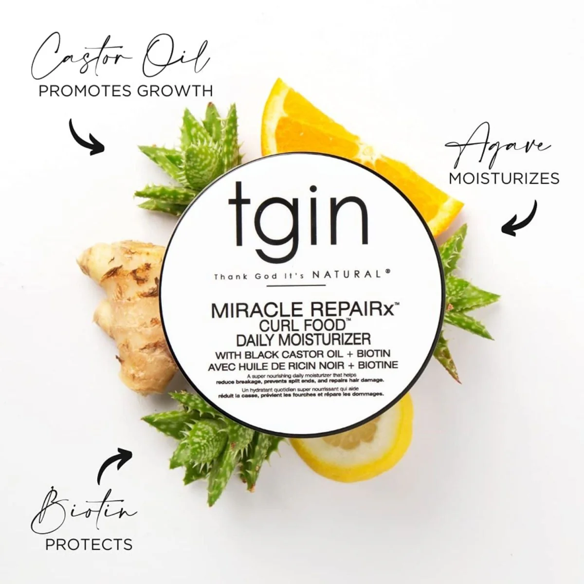 TGIN - Miracle RepaiRx Curl Food Daily Moisturizer (Soin quotidien) - Image 3
